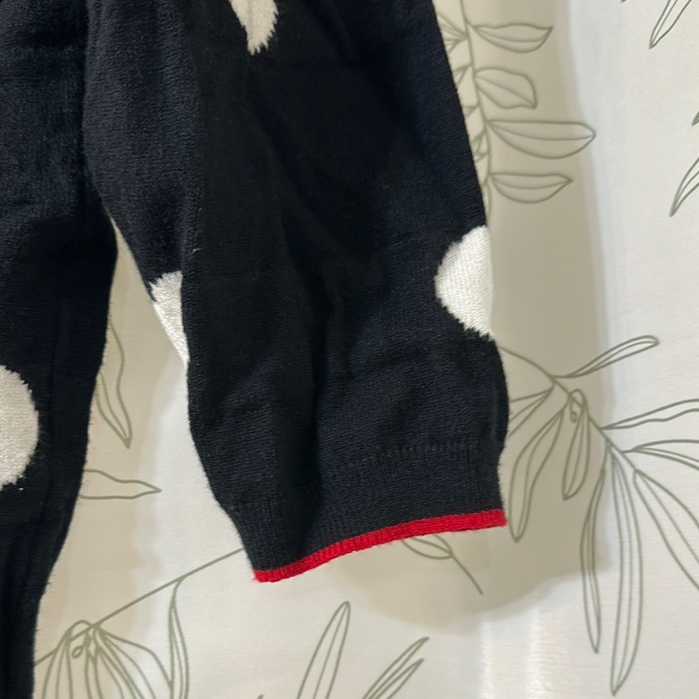 Style Me Petites-Charming Polka Dot Sweater NWOT - Picture 5 of 8